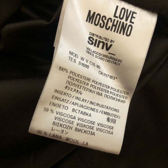 Like New Beautiful Love Moschino Dress - Picture 8 of 9